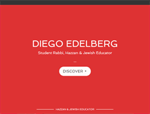 Tablet Screenshot of diegoedelberg.com